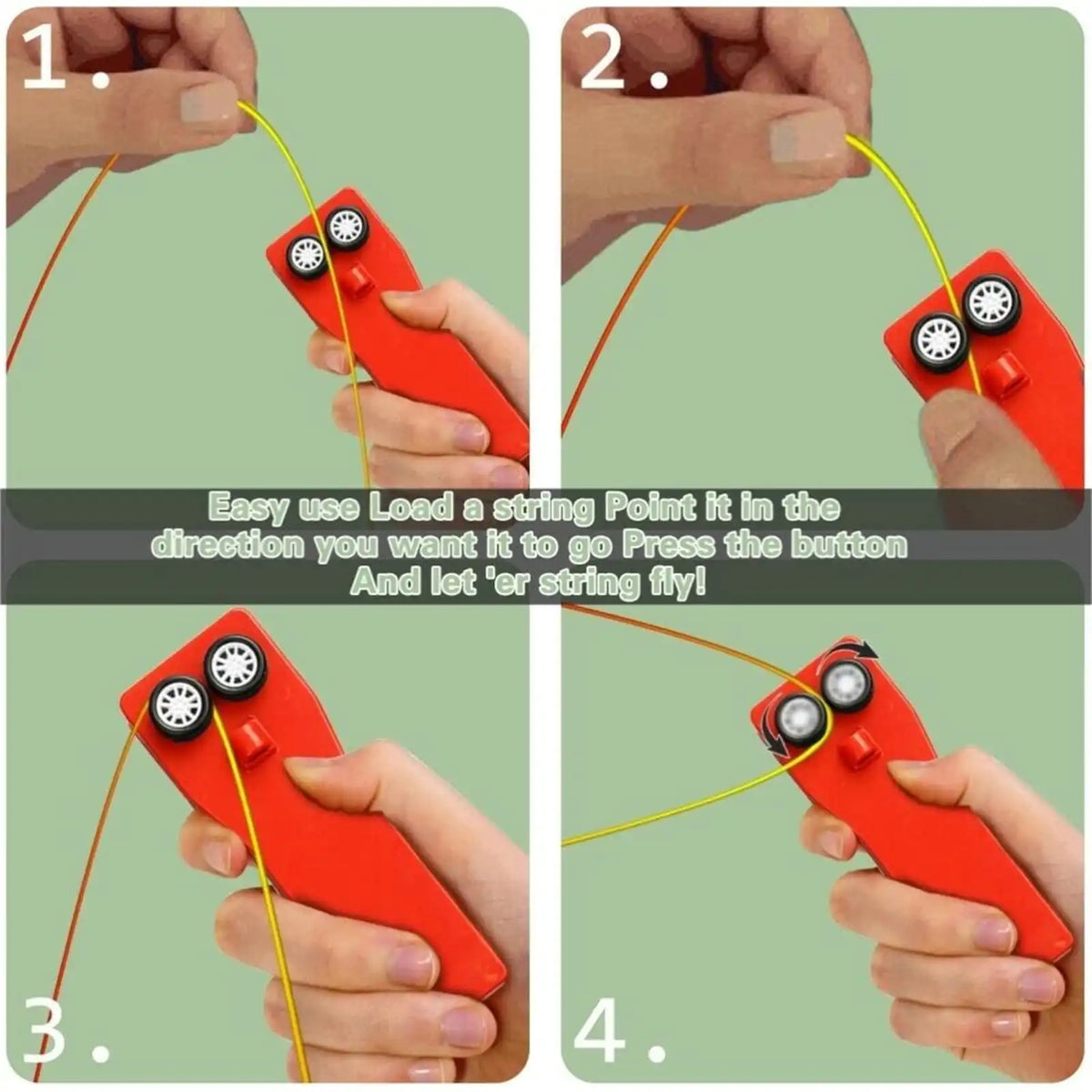 FuXinWorld Lasso String Toy Lasso String Shooter Toy Lasso String Launcher Creative Handheld Cat Rop - MEACAOFG