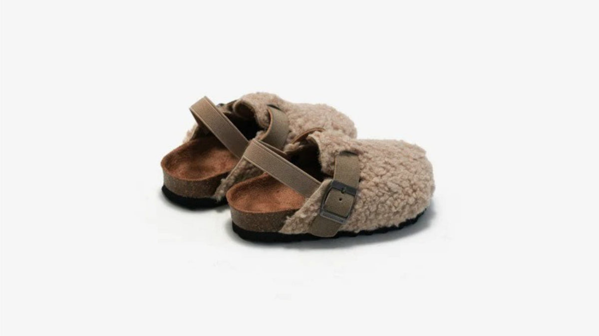 Unisex Kids' Wool Slip-On Moccasins