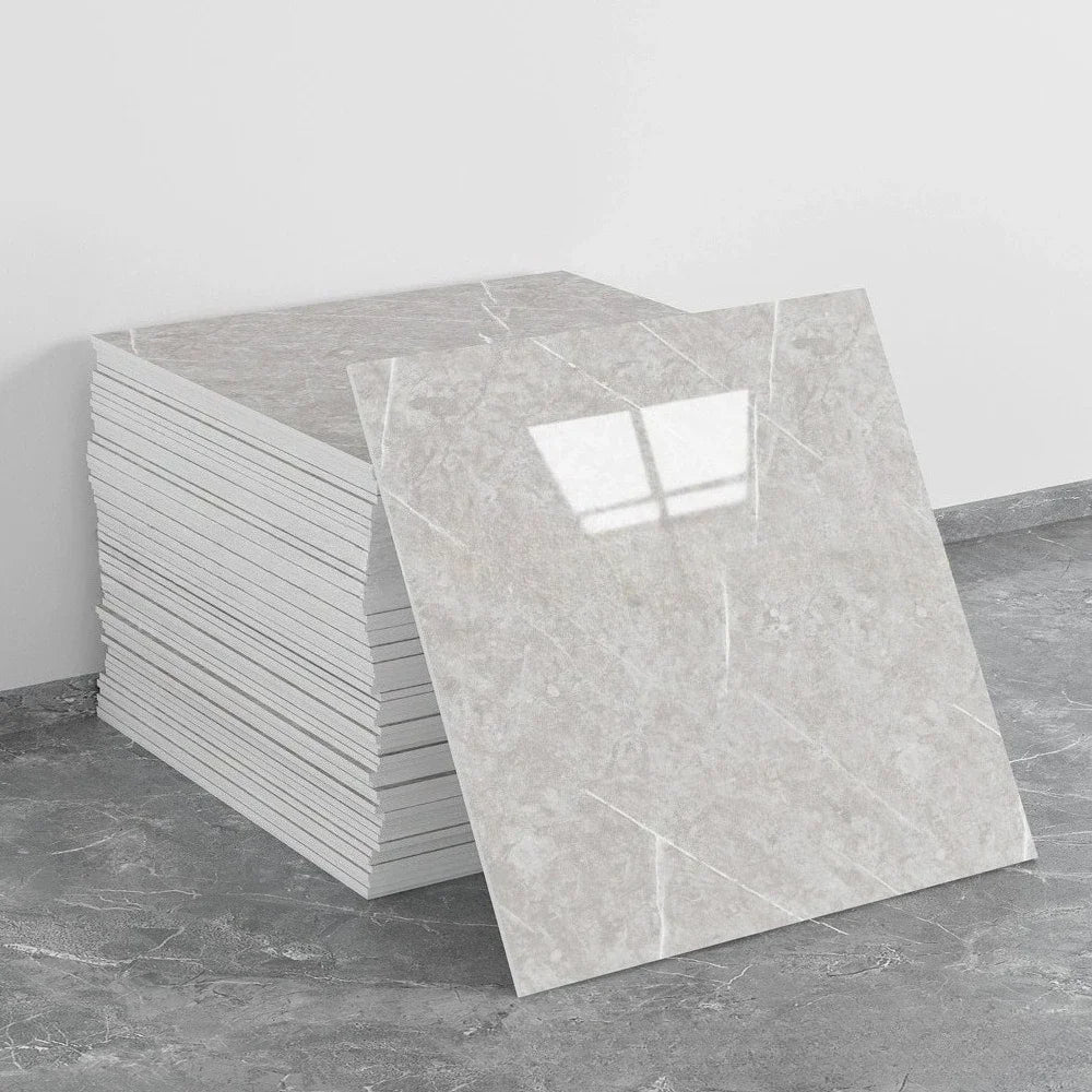 Waterproof Peel and Stick Marble Wall Tiles11.8x11.8 in Self Adhesive PVC Panels for Bathroom Kitchen and Living Room