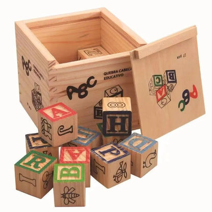 Wooden Alphabet Blocks