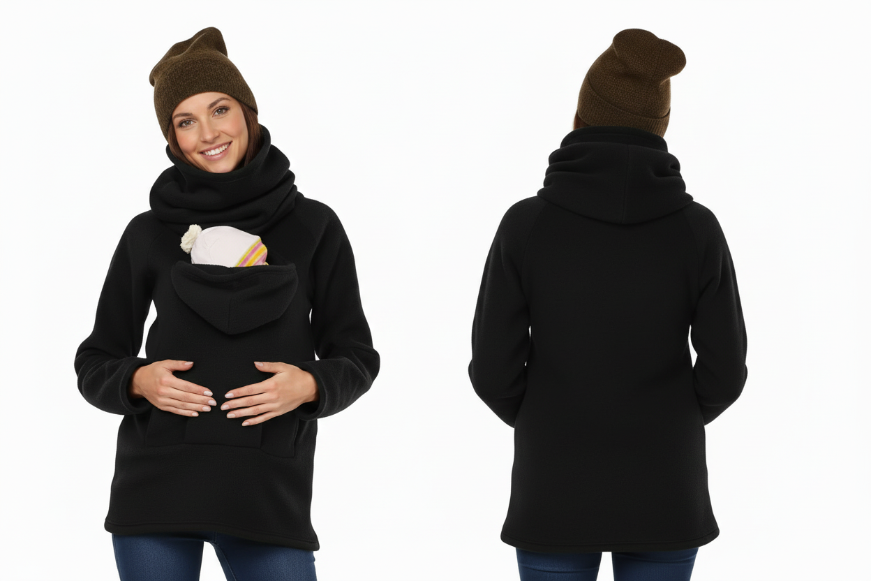 CocoonBond™ Mama Kangaroo Babywearing Hoodie