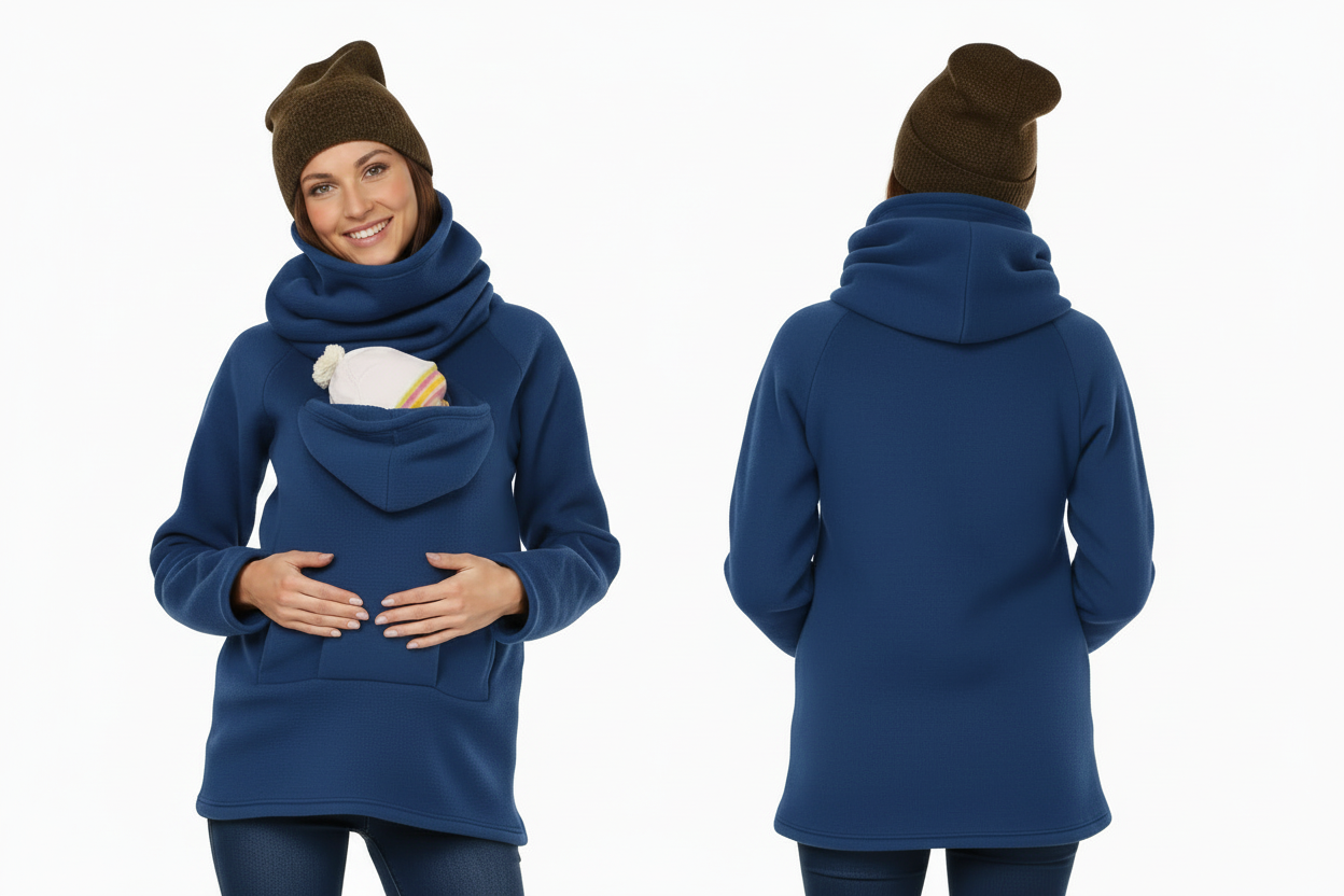 CocoonBond™ Mama Kangaroo Babywearing Hoodie