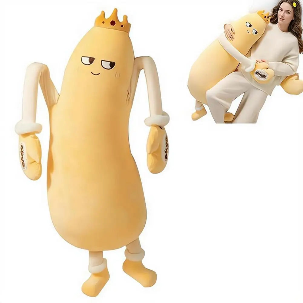 Cute Mango King Plush Toy Pillow Sleeping Aid Soft Long Carrot Female Companion Leg Clasping Hugging Pillow Nap Sleeping Toys