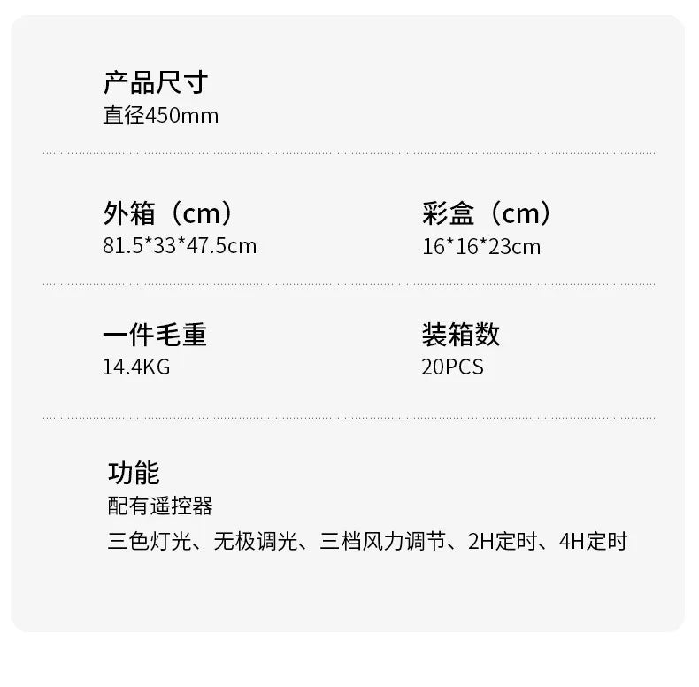Intelligent ceiling light electric fan light Kitchen high wind power Silent Easy to clean e27 Screw Fan Light Restaurant Fan Eye