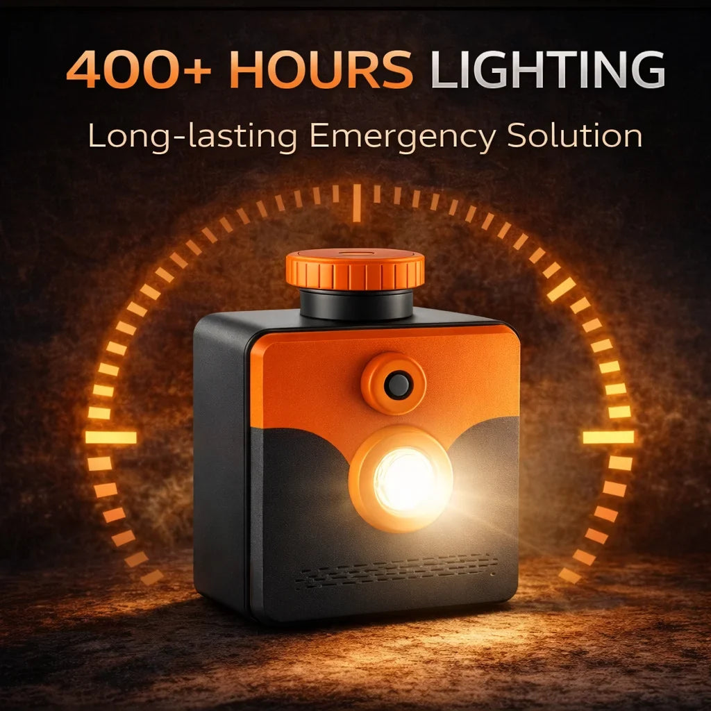 Salt Water Lamp Outdoor Portable Lantern Garden Tent Camp Backyard Fishing Camping Light Used for 300-400 Hours
