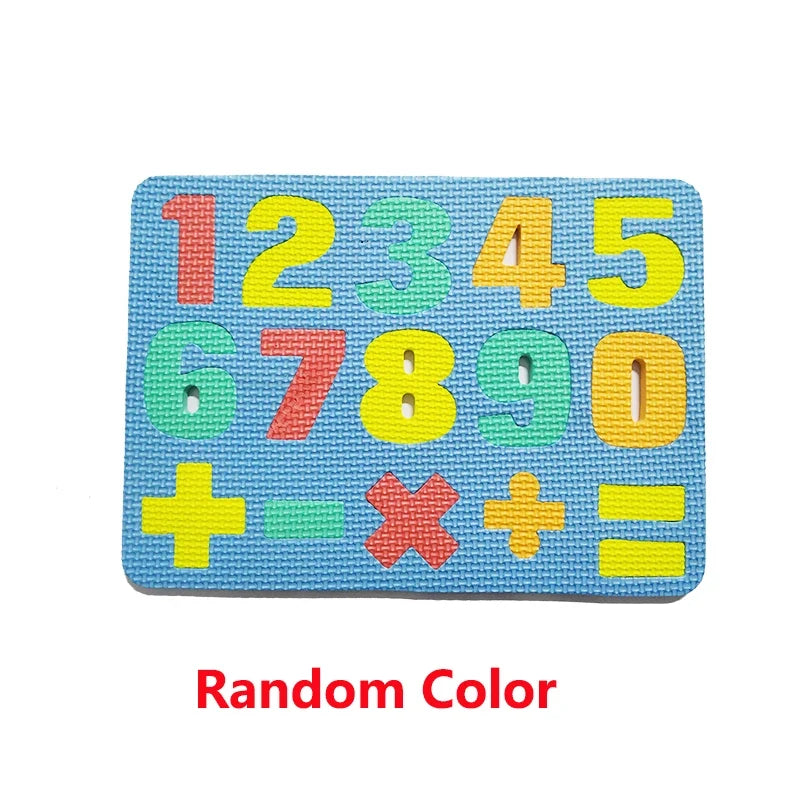 Kids Alphabetic Arithmetic Number EVA Foam 3D Puzzle Montessori Preschool Learning Educational Game DIY Toy for Children