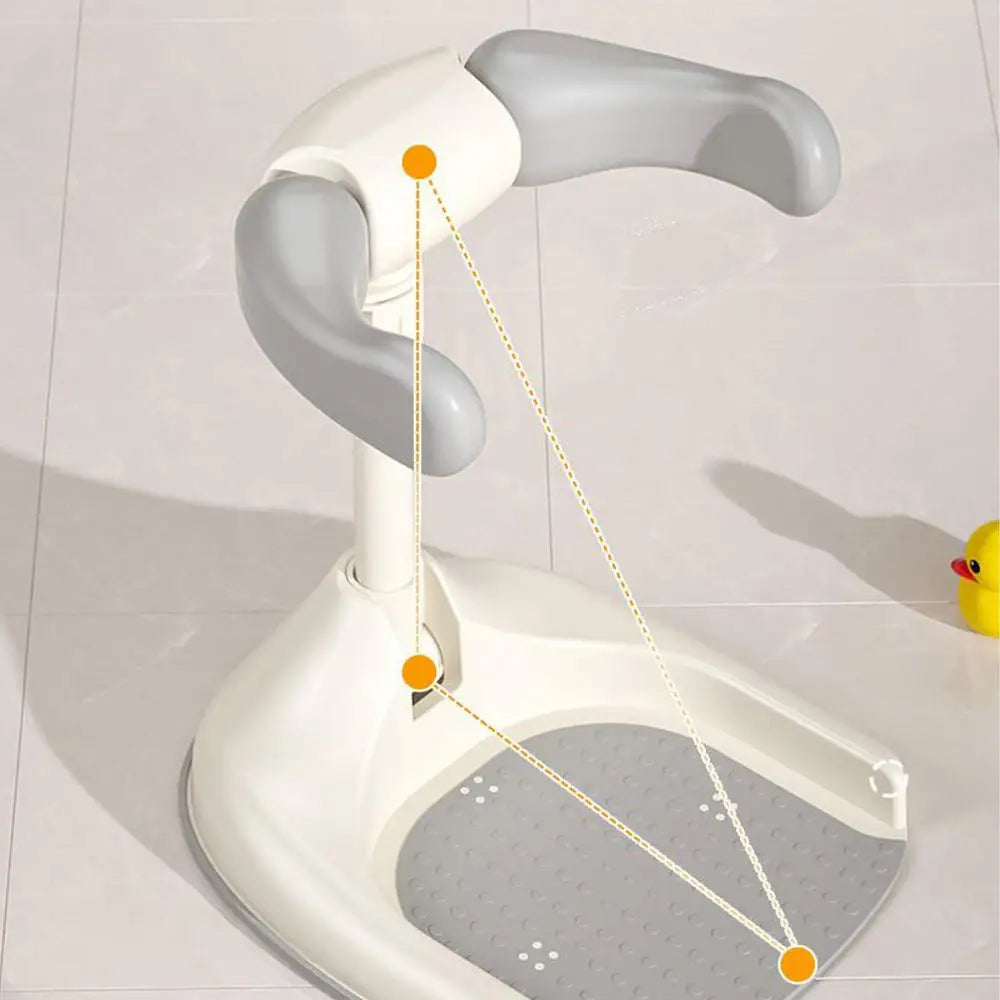 Baby Shower Standing Support Anti-Slip Baby Shower Standing Support Foldable Bathing Device Toddler Bathtub Wash Seat For Party