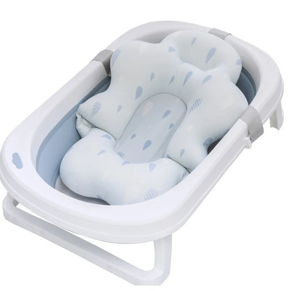 Baby Bathtub with Non-Slip Mat Cushion
