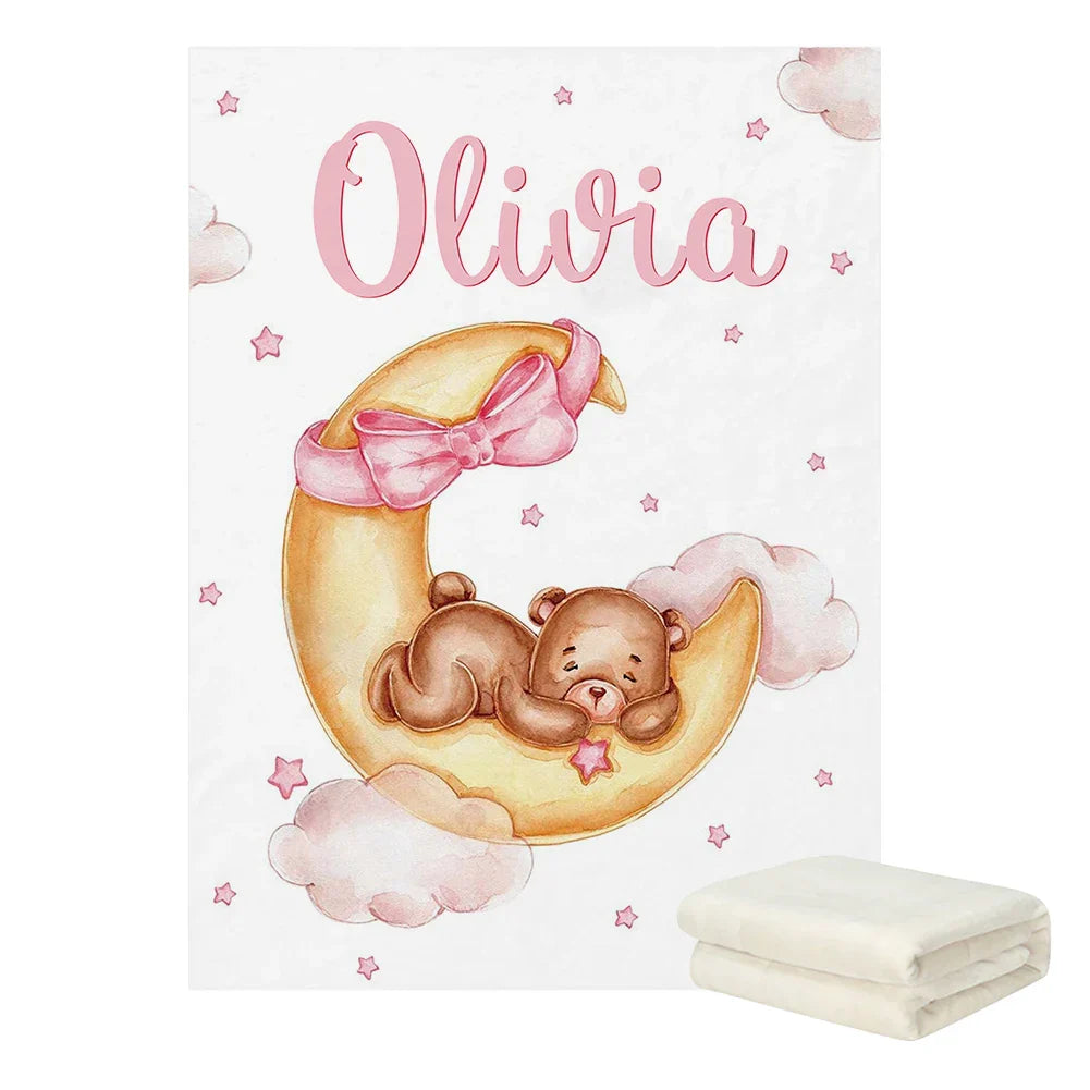 Sleeping Bear Custom Name Bedding product detail