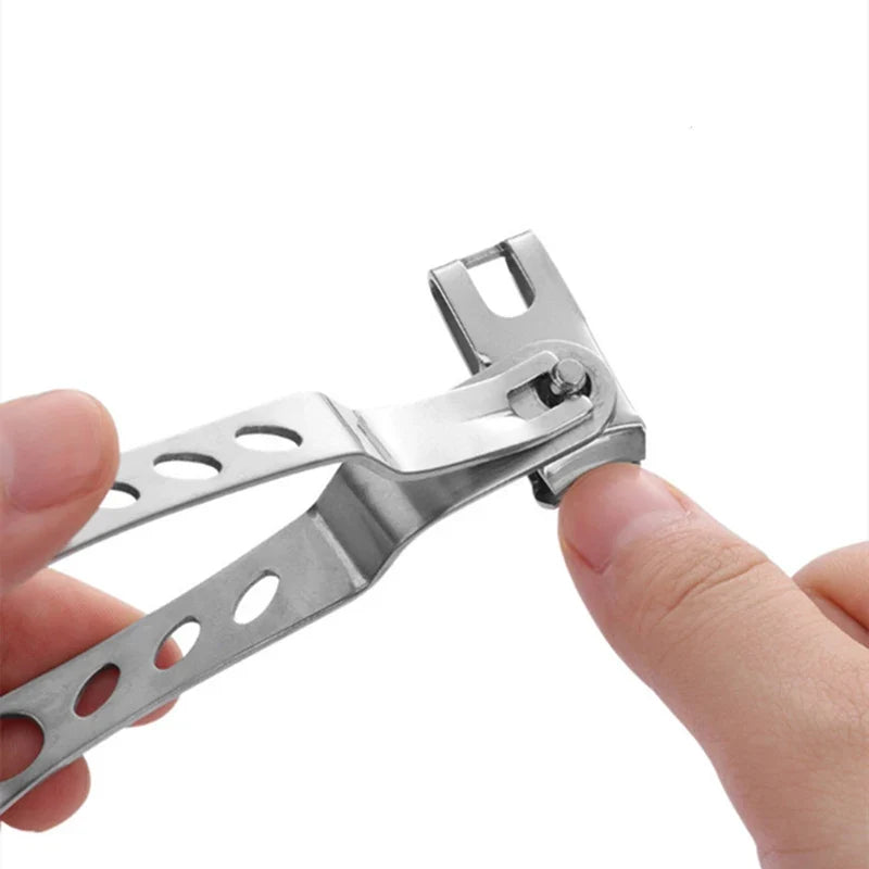 Nail Clippers Cuticle Clipper,  Large Stainless Steel Nail Cutter With 360-Degree Rotating Head, Fingernails Toenails Clippers F