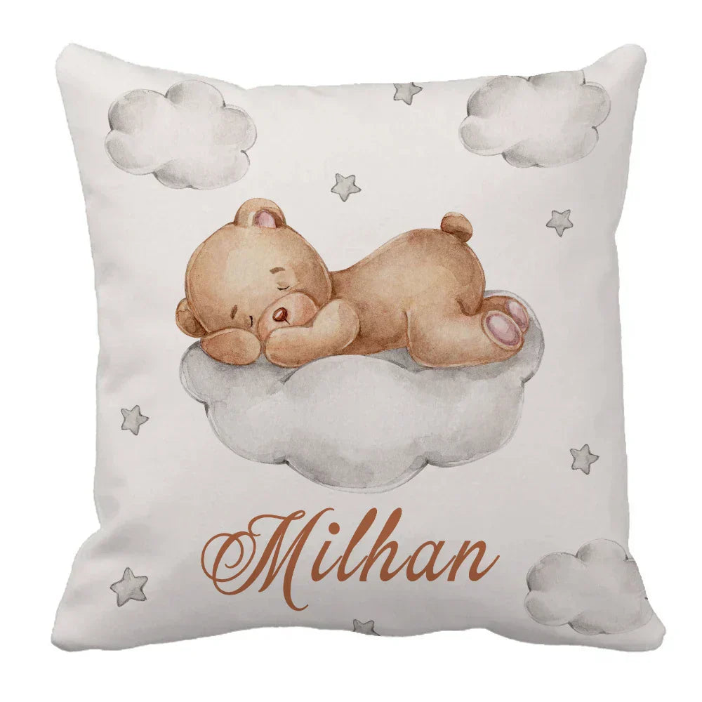 Sleeping Bear Custom Name Crib Bedding product detail