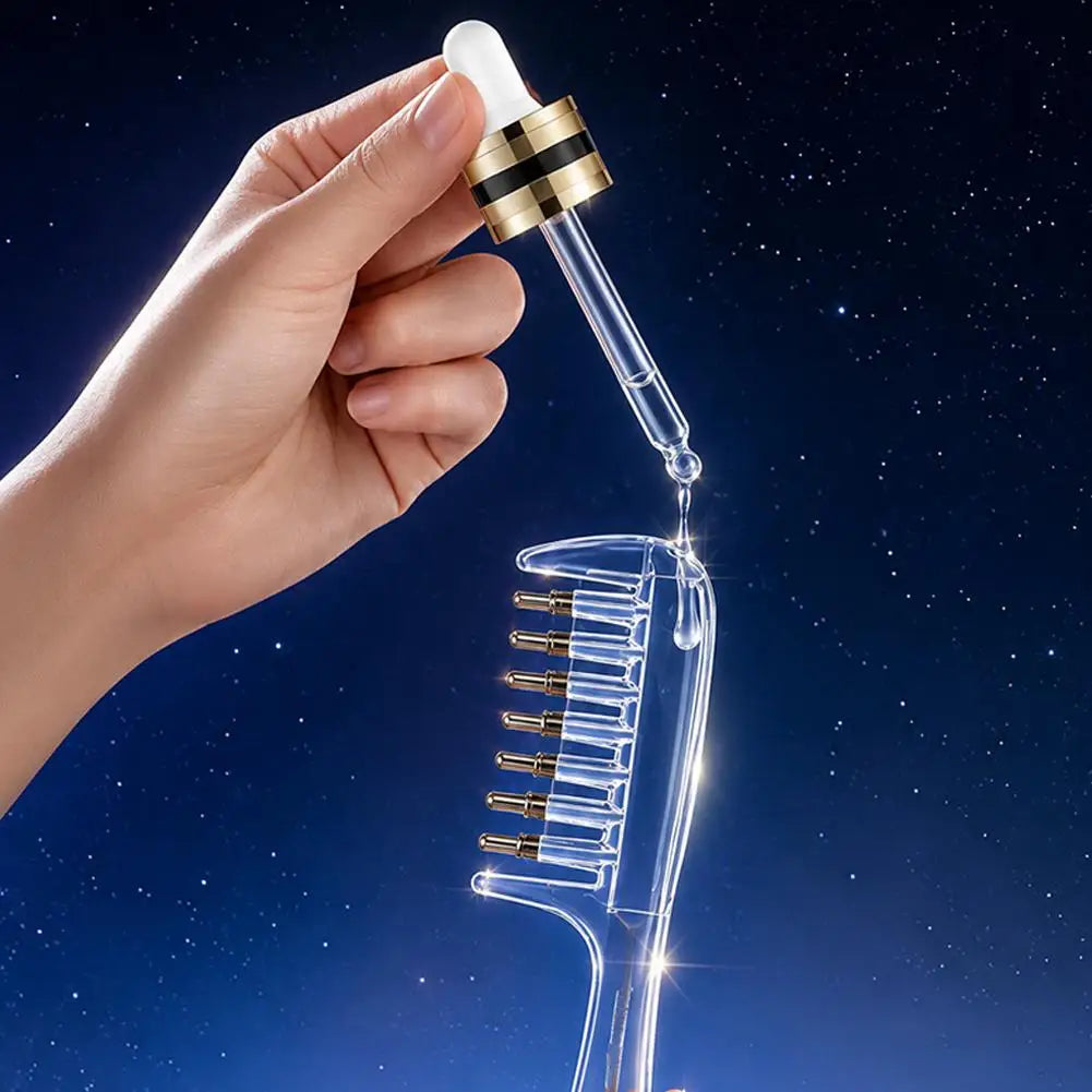 Scalp Liquid Guide Comb Mini Portable Head Applicator Hair Care Comb Anti-Static Scalp Nourish Hair Guide Comb