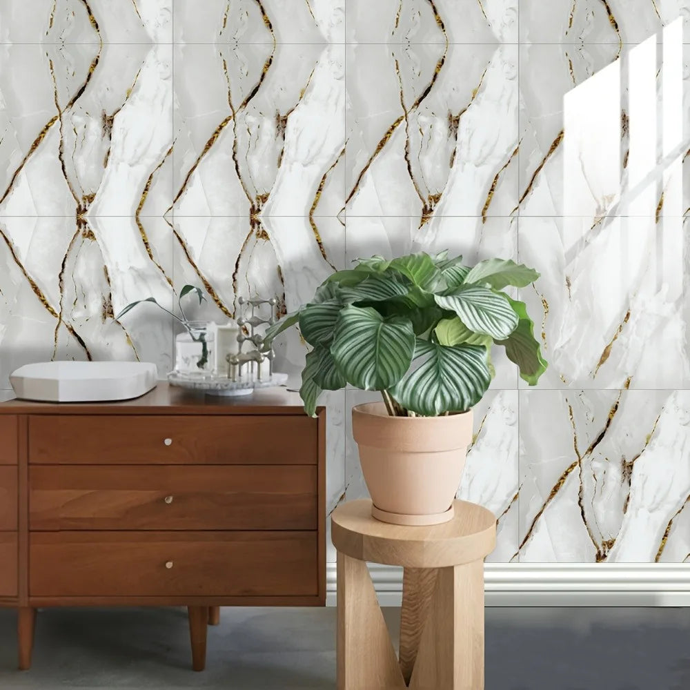 Peel Stick Backsplash Waterproof Washroom Wall - 104 20pcs product view
