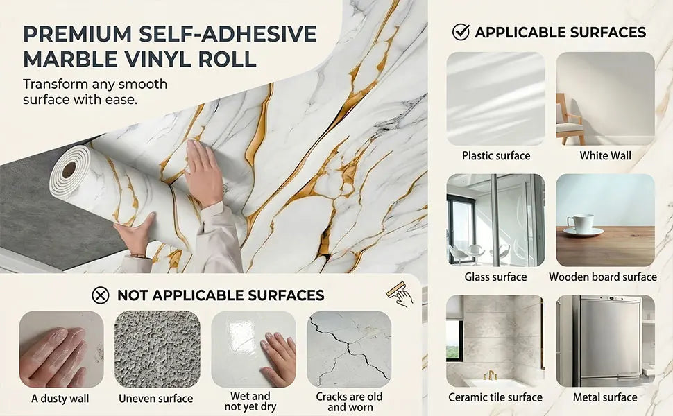40X300CM Peel and Stick Wallpaper Contact Paper Self-Adhesive and Removable IXPE Waterproof Contact Paper for bedroom bathroom