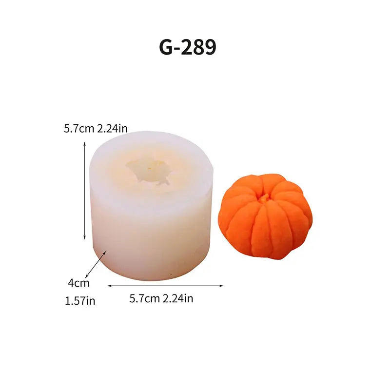 1 piece, Lemon Orange Silicone Mold, Fruit Creative Aromatherapy Candle Silicone Decorative Mold