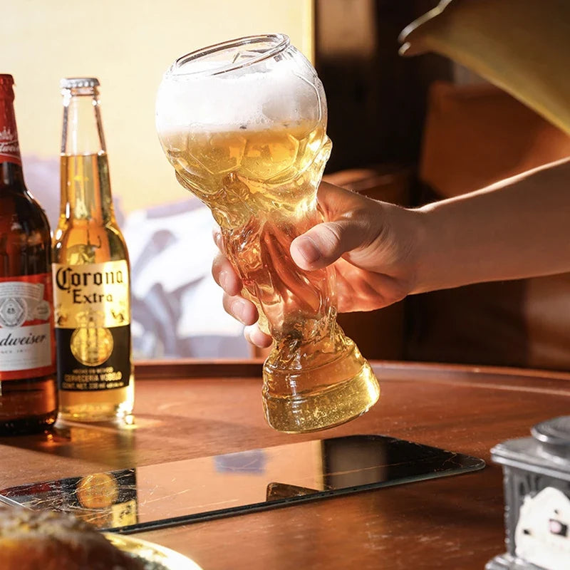 New Football Tournament Trophy Glass Beer Cup Suitable For Watching Celebrating Games Decorating Bars Restaurants Party Gifts