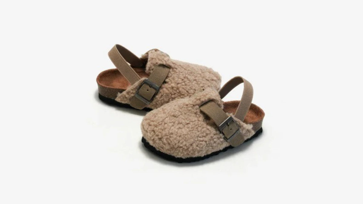 Unisex Kids' Wool Slip-On Moccasins
