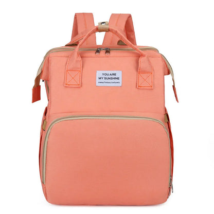 NestEase™ 3‑in‑1 Diaper Bag & Portable Rest Station