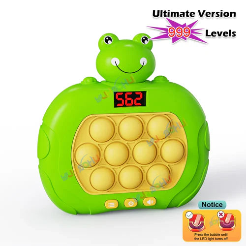 999 Level Electronic Pop Push Quick Push Game Console with LED Display - MEACAOFG