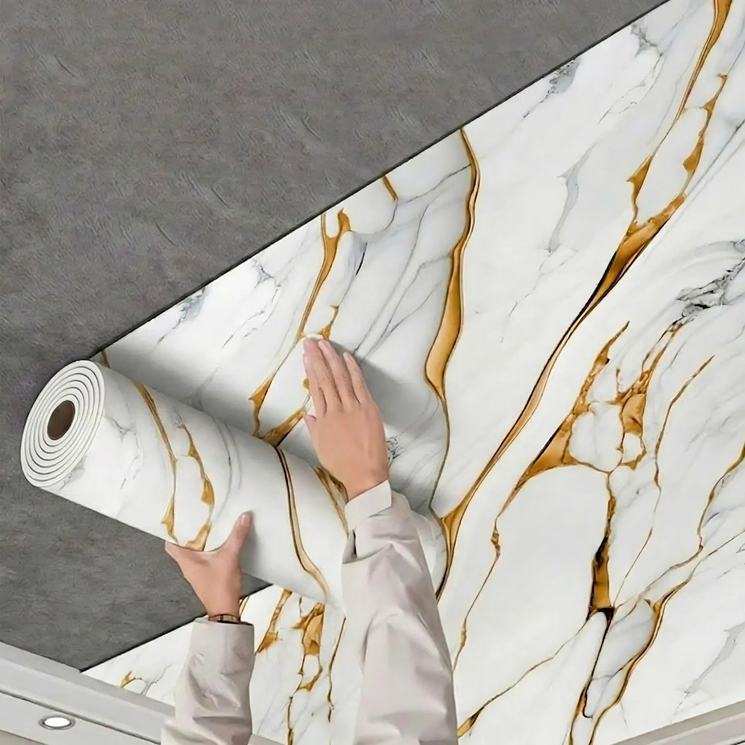 40X300CM Peel and Stick Wallpaper Contact Paper Self-Adhesive and Removable IXPE Waterproof Contact Paper for bedroom bathroom