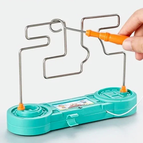Touch Maze Game Party Funny Game Science Experiment Toys Electric - MEACAOFG