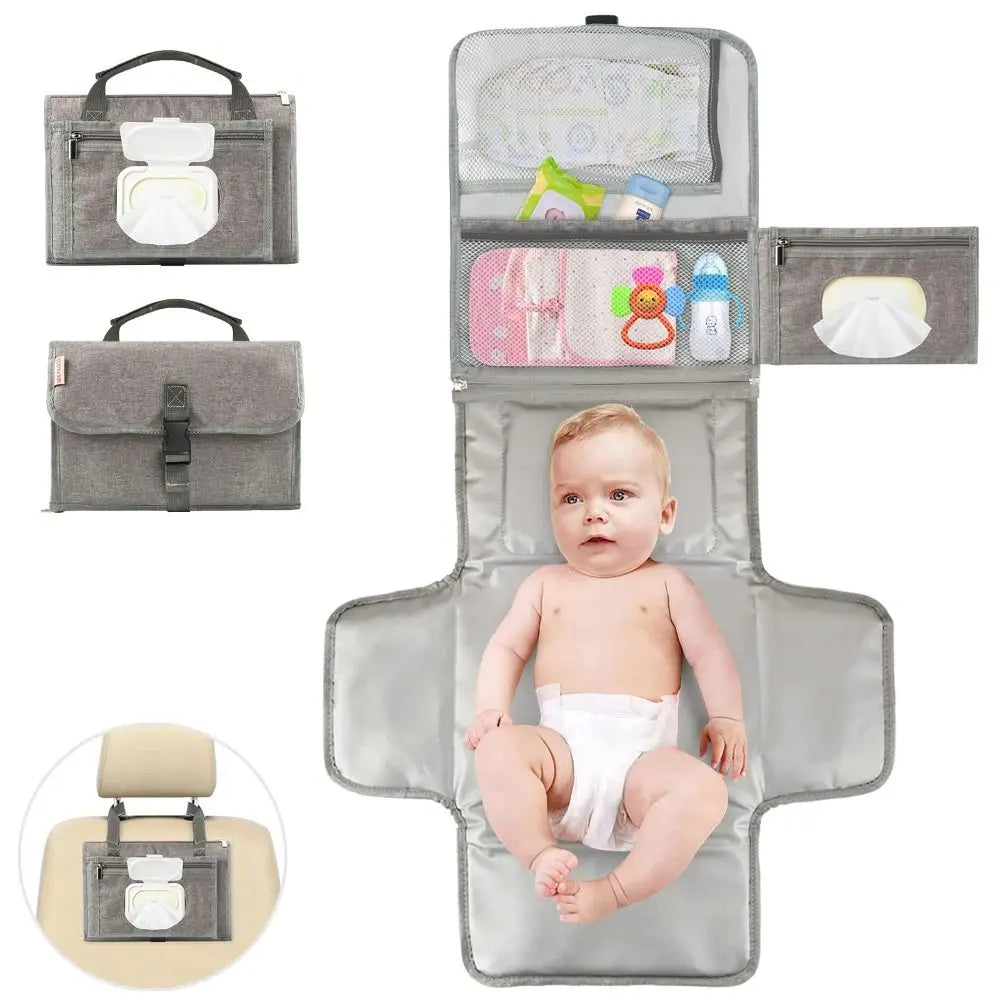 2 in 1 Portable Diaper Changing Pad