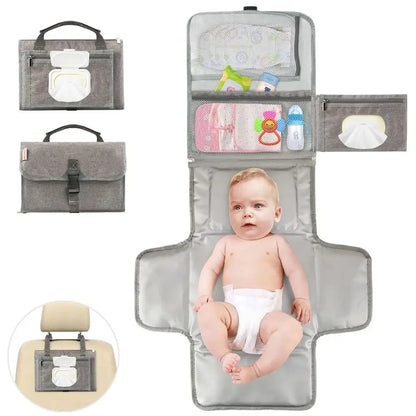 2 in 1 Portable Diaper Changing Pad