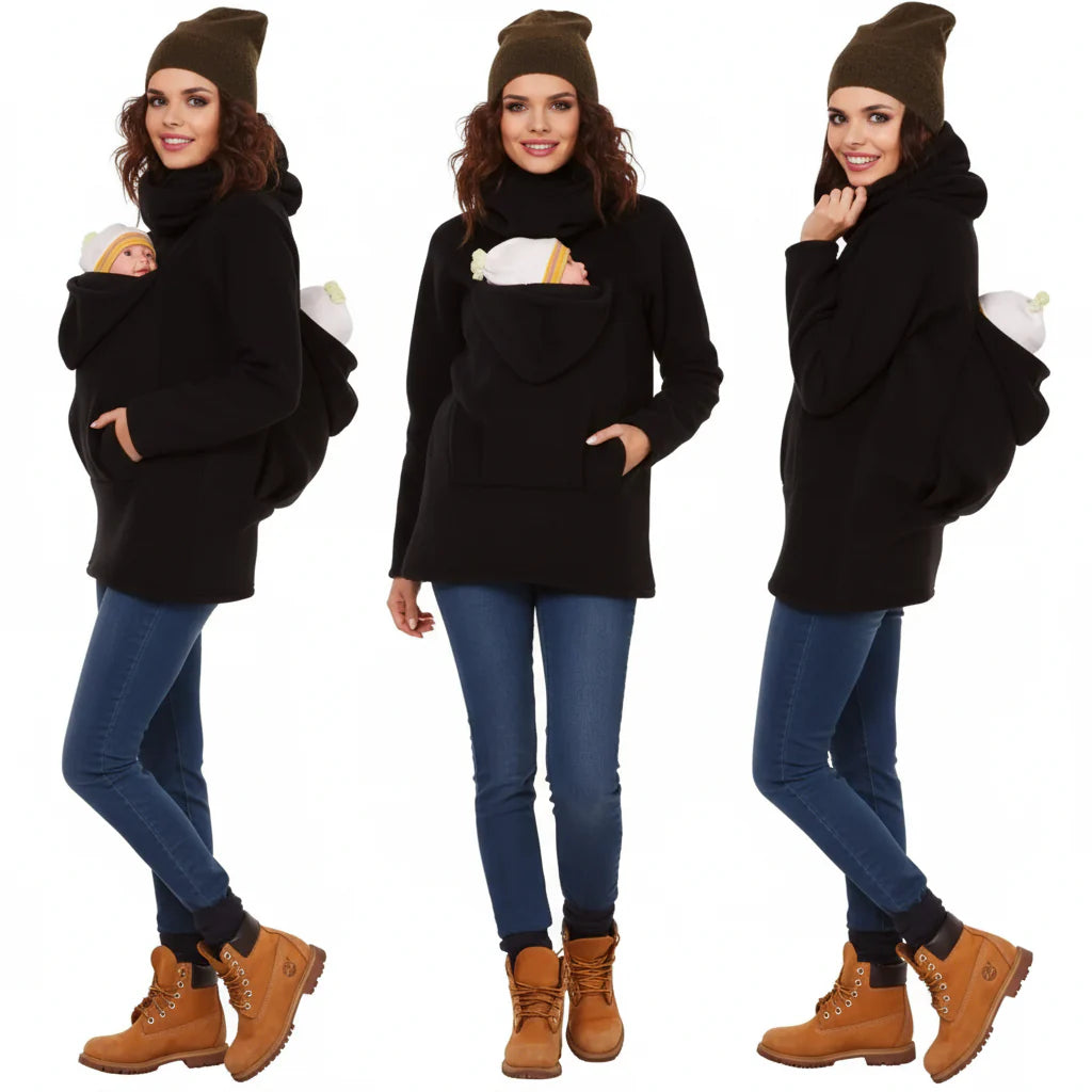 CocoonBond™ Mama Kangaroo Babywearing Hoodie