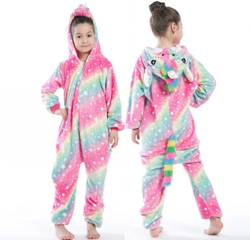 Unicorn Hooded Pajama