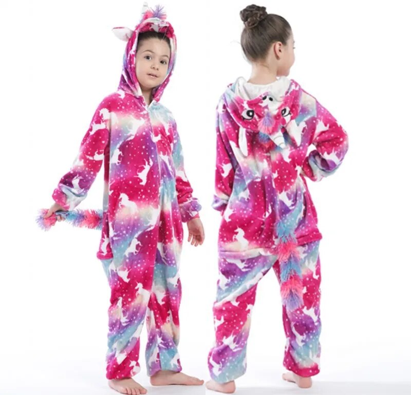 Unicorn Hooded Pajama