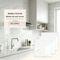 10/20pcs Peel and Stick Backsplash Tiles White Marble Wall Tiles Self Adhesive Wall Stick on Backsplash for Kitchen Bathroom