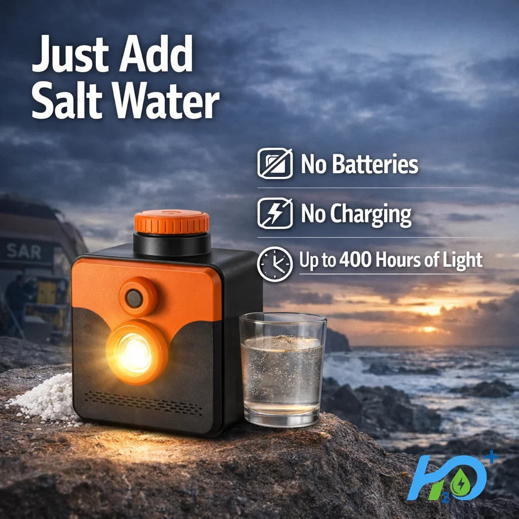 Salt Water Lamp Outdoor Portable Lantern Garden Tent Camp Backyard Fishing Camping Light Used for 300-400 Hours