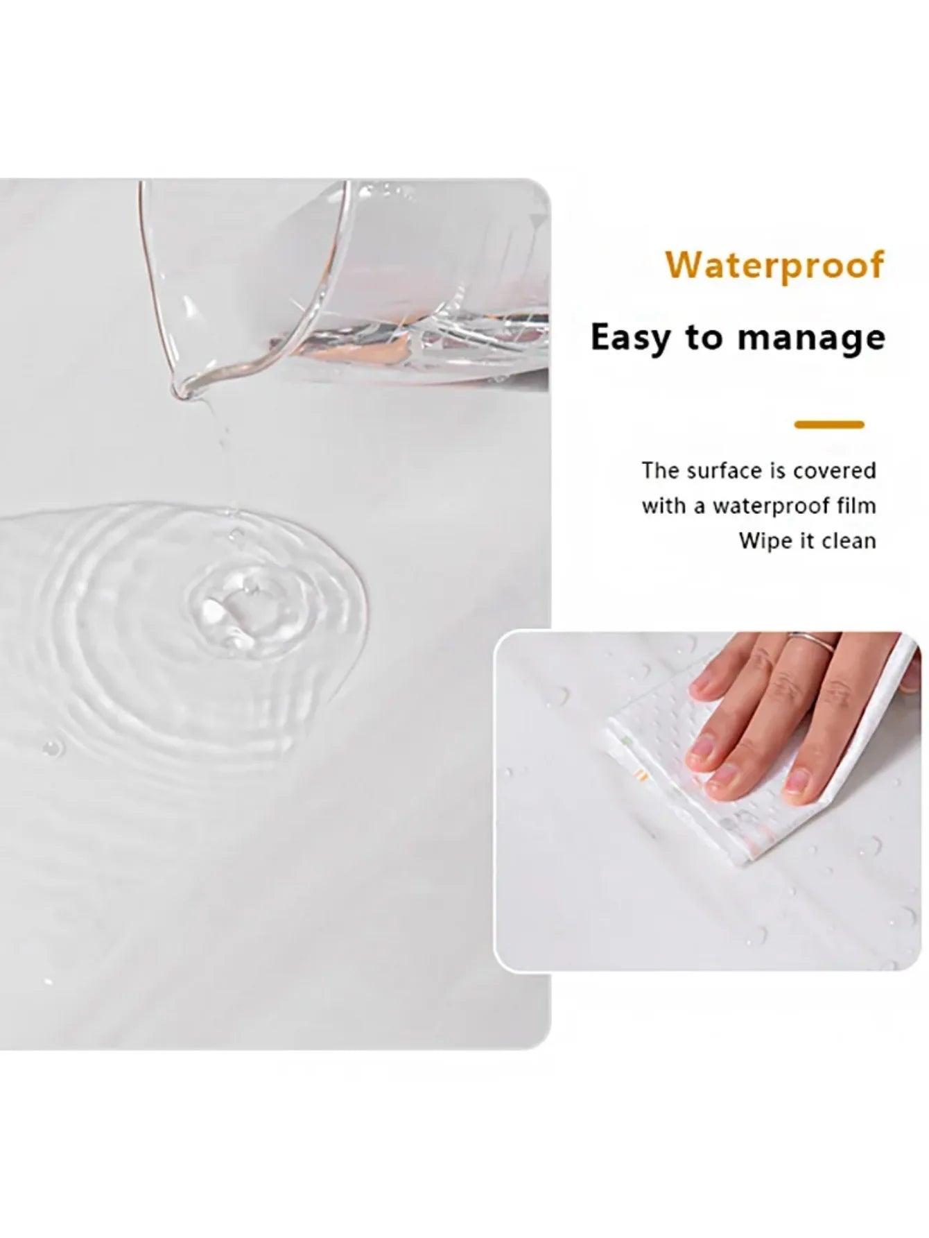10-Pack Self-Adhesive Marble Tile Stickers – Waterproof 30x60cm PVC Peel-and-Stick Tiles for Kitchen & Bathroom Walls/Floors