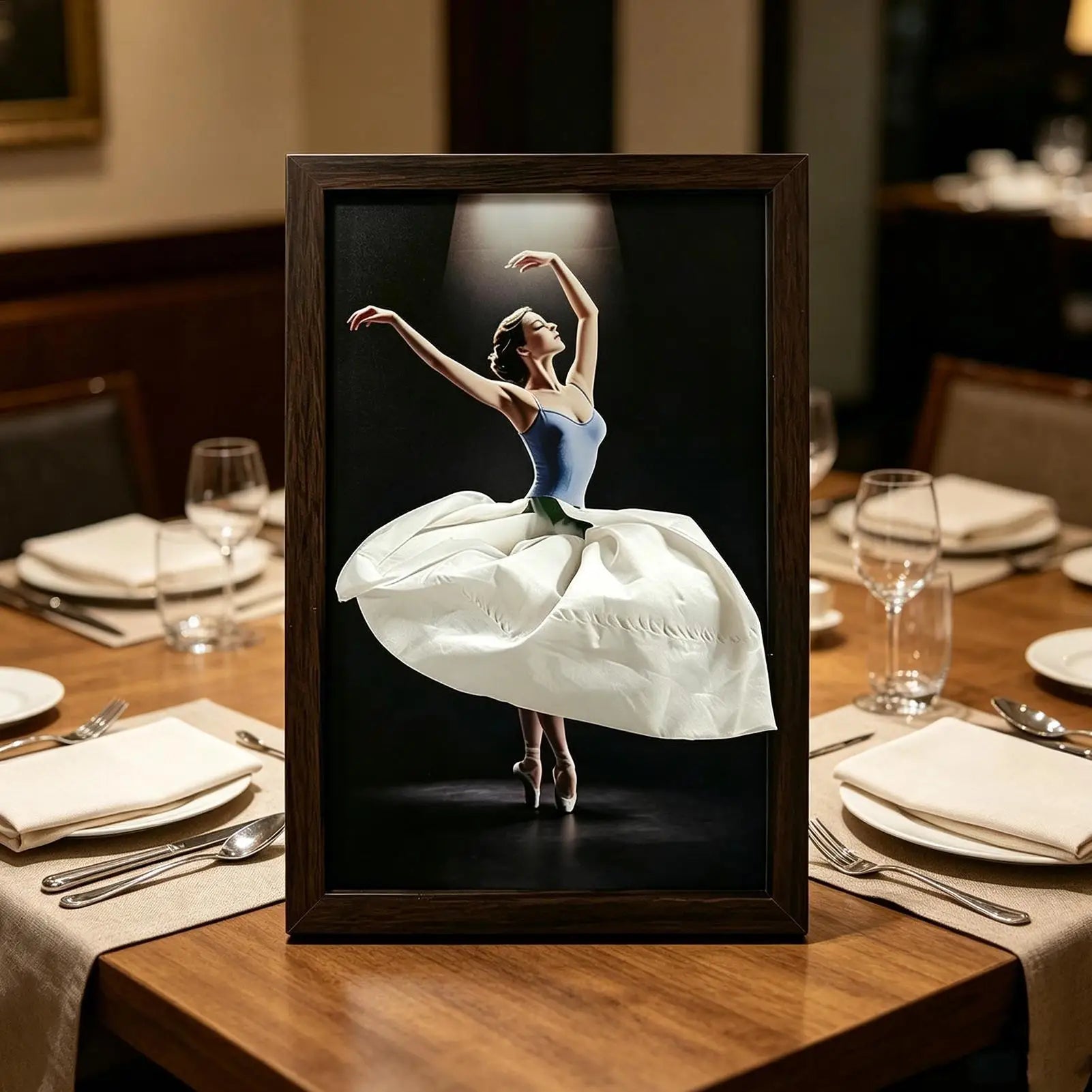 Skirt Tissue Box Skirt Ballerina Elegant Wooden Dispenser Bedroom Tissue Dispenser for Home Offices Table Bedside Bedroom