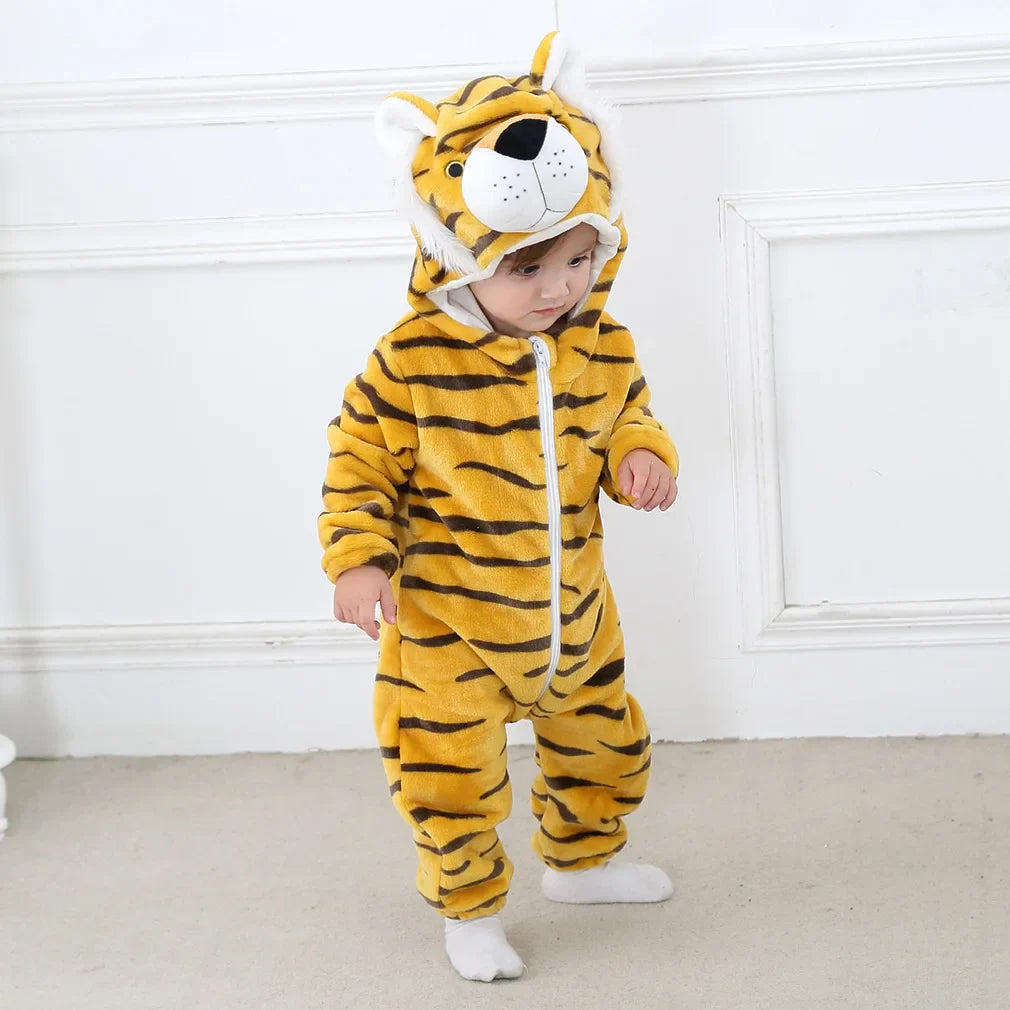 Cozy & Snuggly Animal Baby Romper
