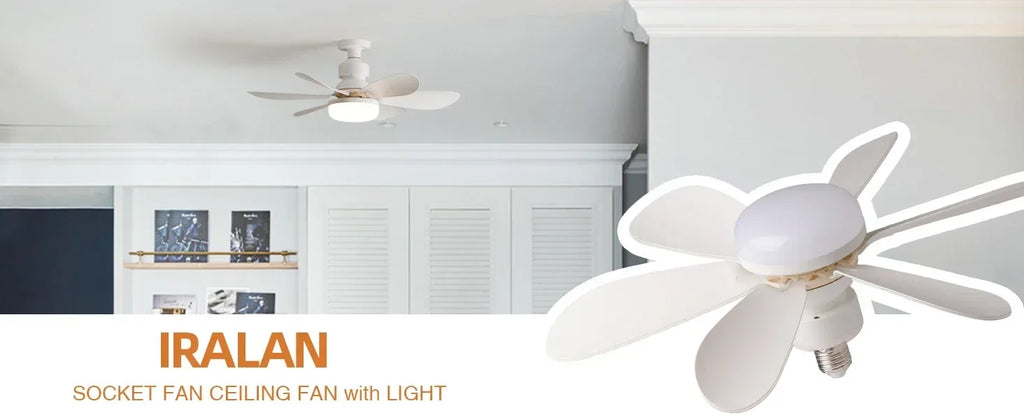 Ceiling Fan Light E27 with Remote LED Dimming Function  Suitable for Living Room Study and Home use  85-265V