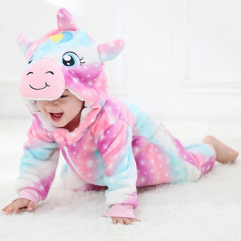 Cozy & Snuggly Animal Baby Romper