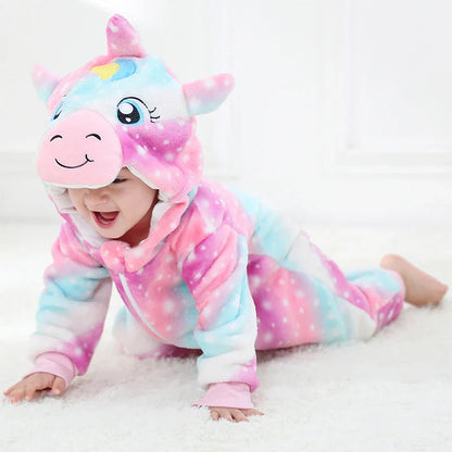 Cozy & Snuggly Animal Baby Romper