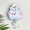 Cute Swing Clock, Silent Decoration, Creative Clock, Pet Living Room, Cartoon Dog Wall Clock