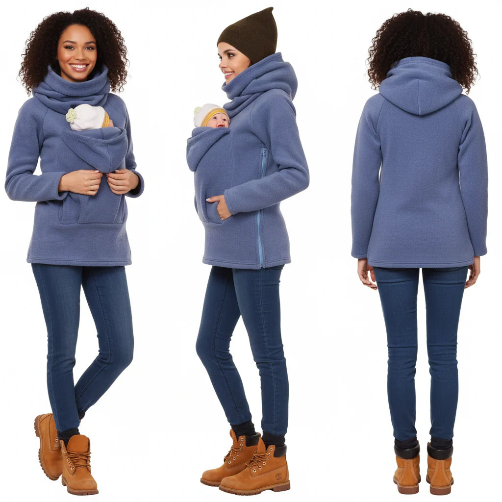 CocoonBond™ Mama Kangaroo Babywearing Hoodie