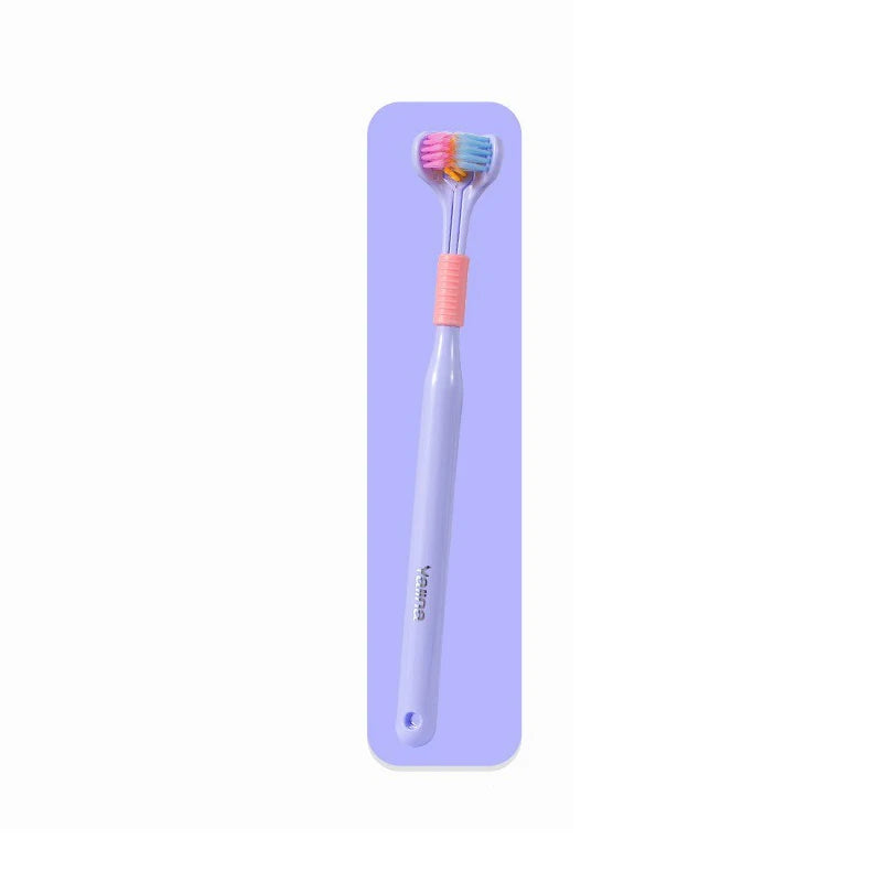 Children S 3D U-Shaped Toothbrush - pink product view