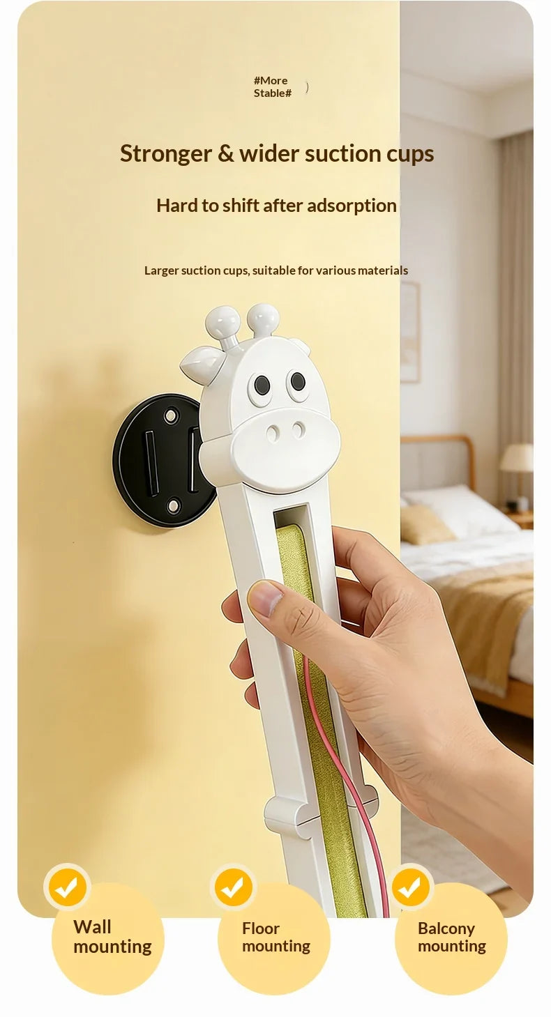 Fully automatic giraffe cat teasing machine, automatically tightens and throws ropes, allowing cats to relax and relieve boredom