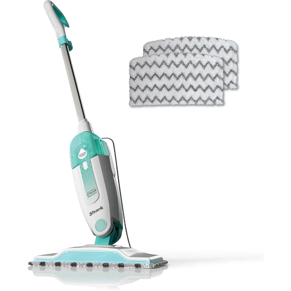 Shark Steam Mop with 2 Machine Washable Dirt Grip Pads, Removable Water Tank, Lightweight