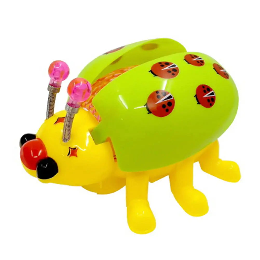 1Pcs Electric Ladybug Light Music Plaything Creative Kids Educational Plaything Portable Fun Gift Child Cognitive Social Skills