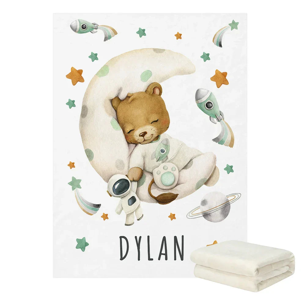 Space Bear Crib Bedding product detail