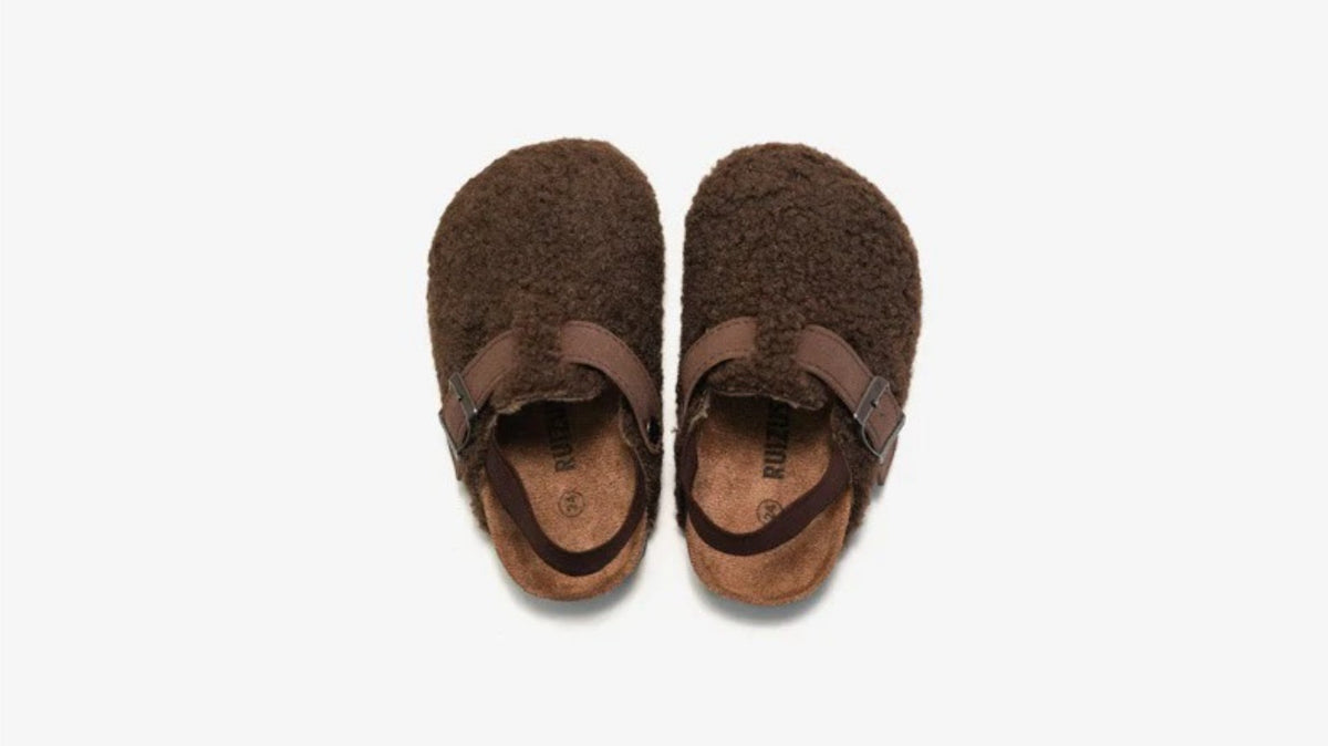 Unisex Kids' Wool Slip-On Moccasins