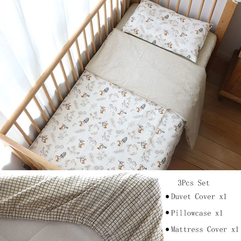 Baby Bed - Swan 3Pcs Flat product view