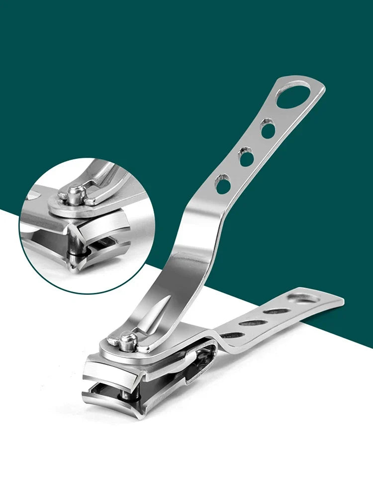 Nail Clippers Cuticle Clipper,  Large Stainless Steel Nail Cutter With 360-Degree Rotating Head, Fingernails Toenails Clippers F