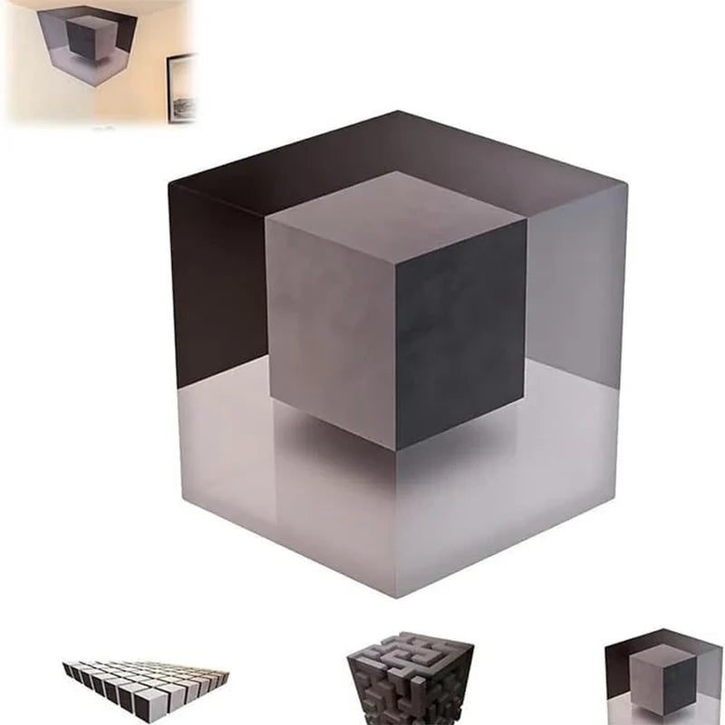 Impossible Corners Wall Art Corner Sticker 3D Mural Reality Creative Wall Art Stickers Modern Home Office Dormitory Decoration