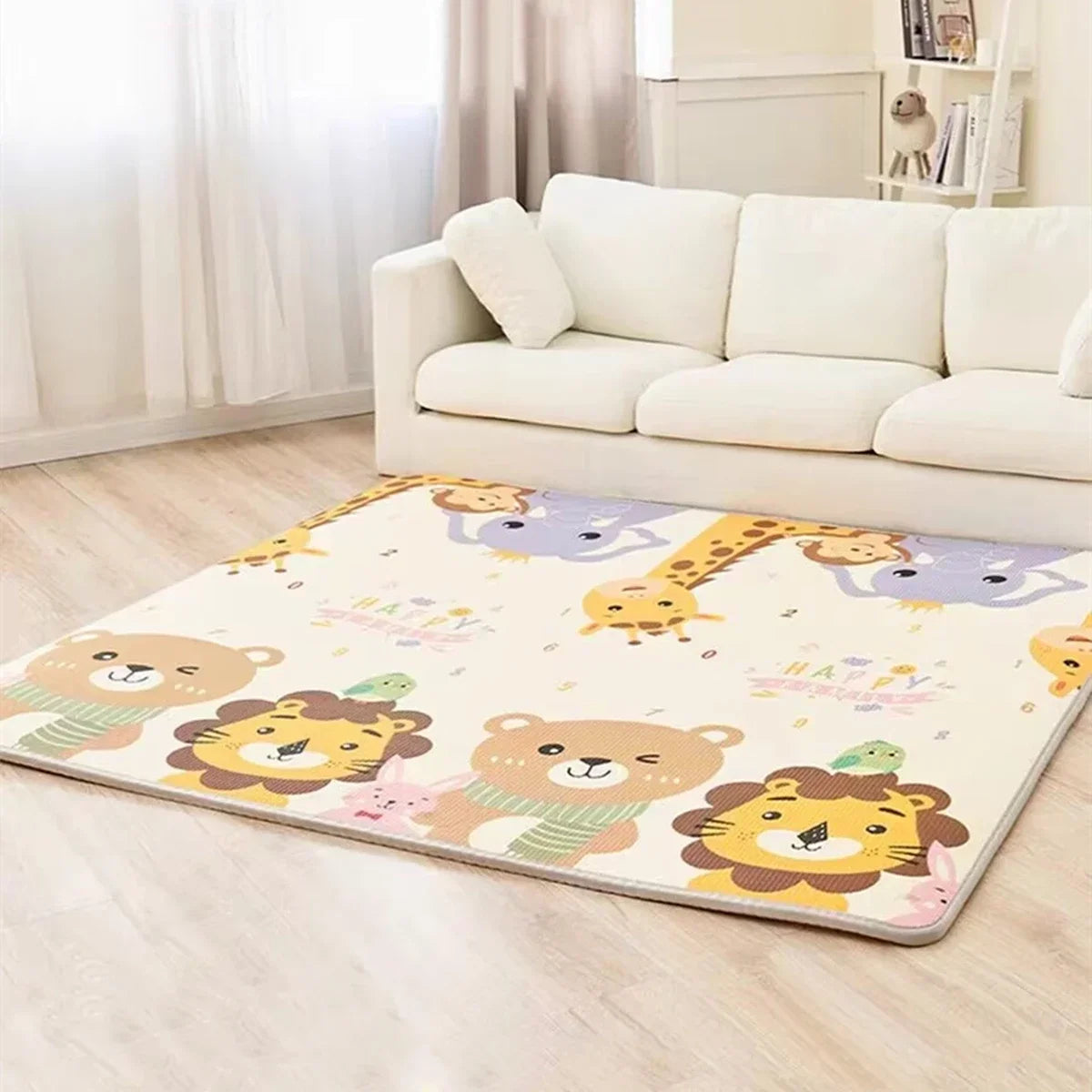 Baby Play Mat - light yellow 180x150x1cm product view